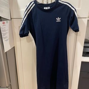 Adidas 3 stripe navy dress NWT